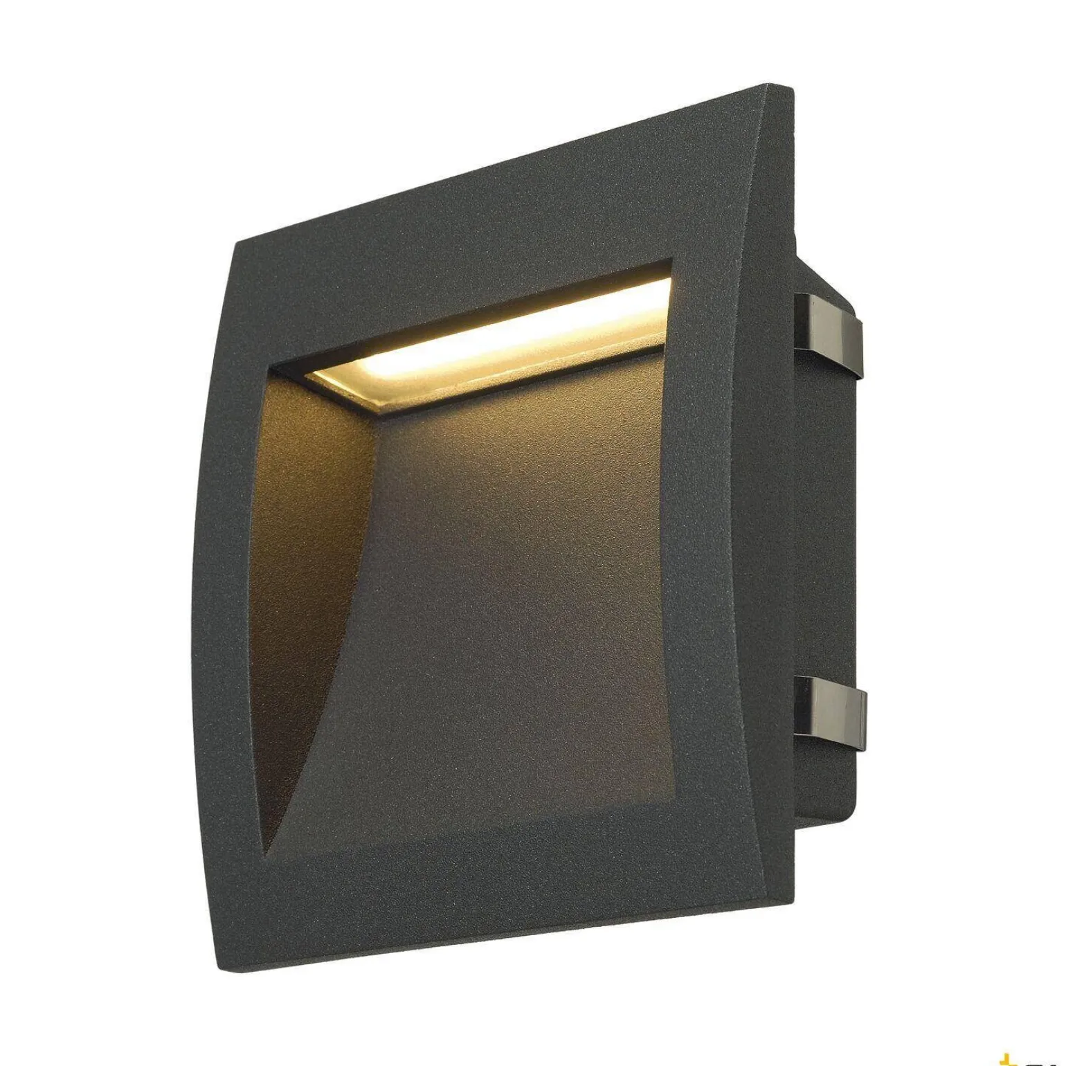 DOWNUNDER OUT LED L, lampa ścienna wpuszczana outdoor, LED, 3000K, antracyt (233615) - SLV