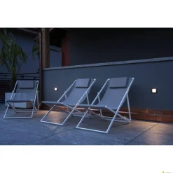 DOWNUNDER OUT LED L, lampa ścienna wpuszczana outdoor, LED, 3000K, antracyt (233615) - SLV