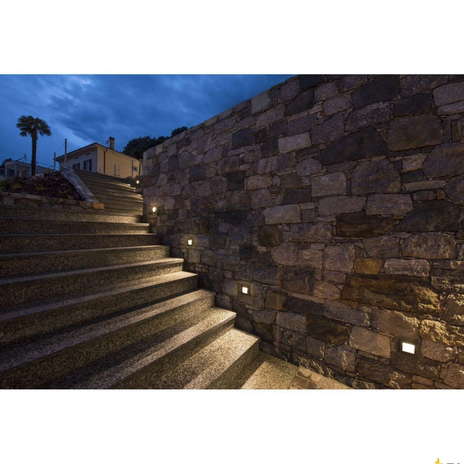 DOWNUNDER OUT LED S, lampa ścienna wpuszczana outdoor, LED, 3000K, antracyt (233605) - SLV