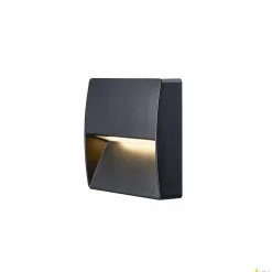 DOWNUNDER OUT, square WL, oprawa ścienna LED outdoor, kolor antracytowy 3000K (1002869) - SLV
