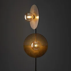 Drewniana lampa podłogowa 2XG9 (16135) - TK Lighting