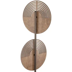 Drewniana lampa podłogowa 2XG9 (16135) - TK Lighting