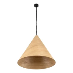 Drewniana lampa wisząca SOLIS WOOD DĄB JASNY (10597) - TK Lighting