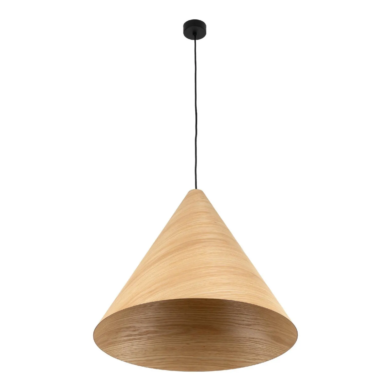 Drewniana lampa wisząca SOLIS WOOD DĄB JASNY (10597) - TK Lighting