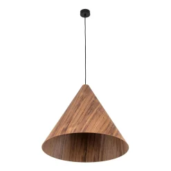Drewniana lampa wisząca SOLIS WOOD DĄB CIEMNY (10598) - TK Lighting