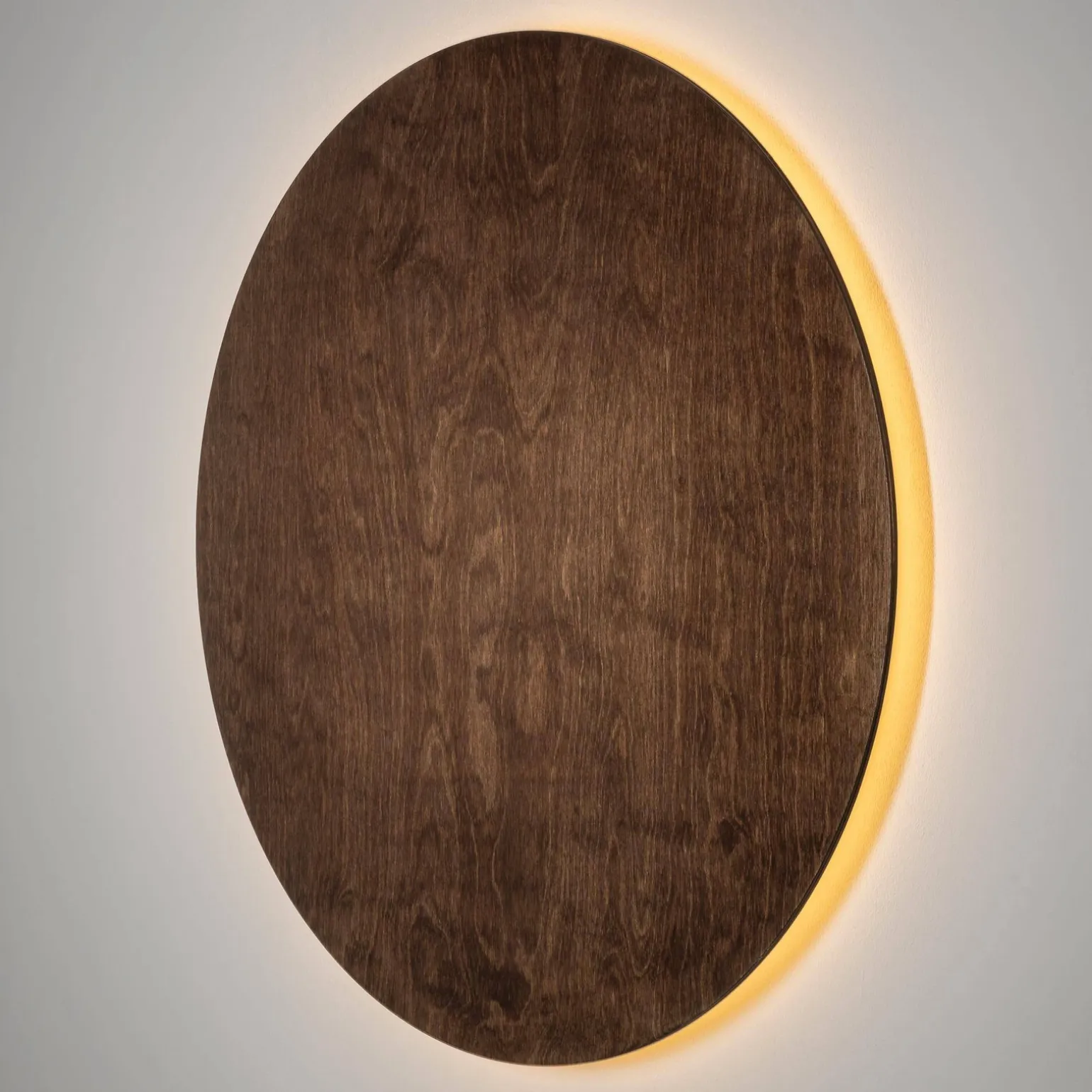 Drewniany kinkiet Ring Timber XXL (11178) - Nowodvorski