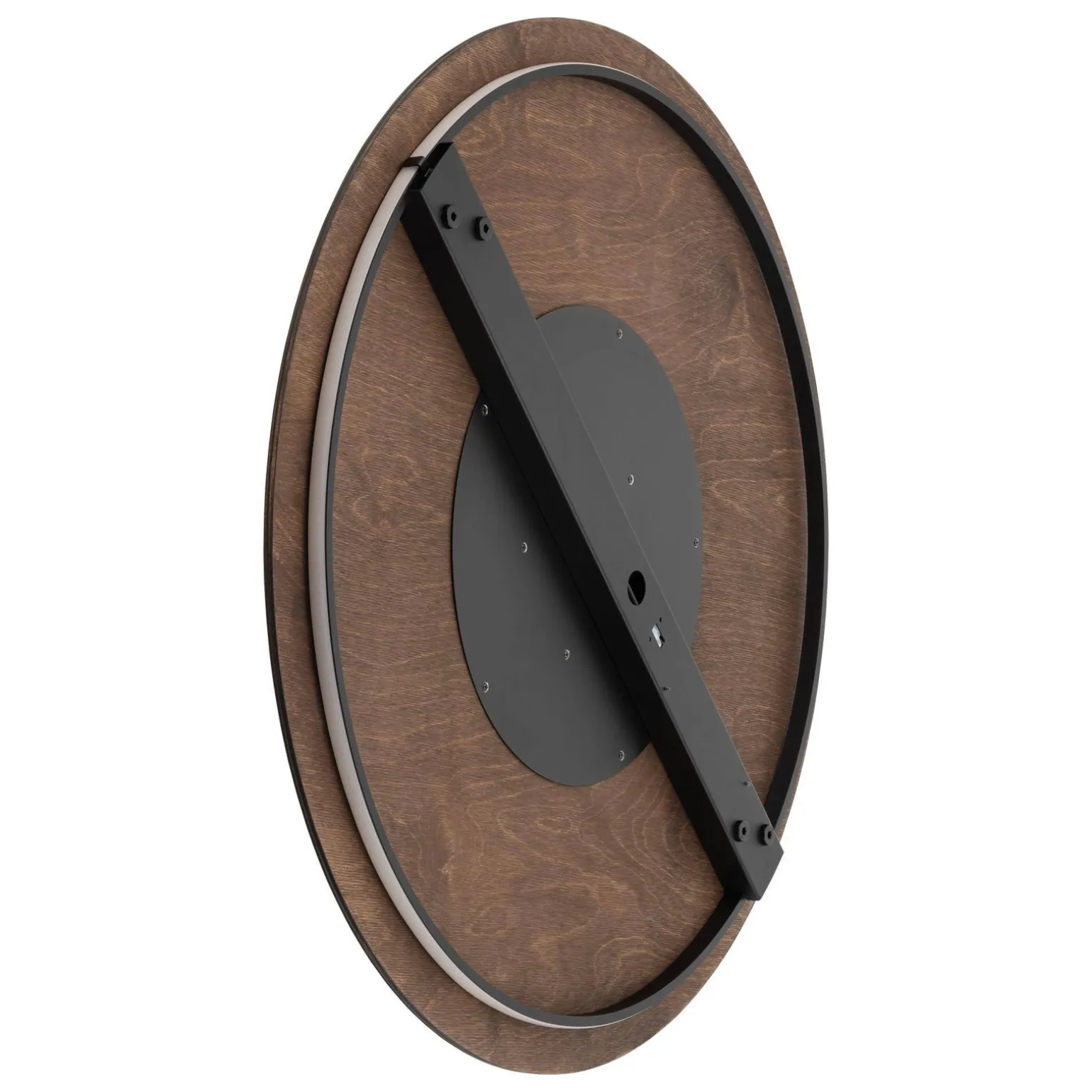 Drewniany kinkiet Ring Timber XXL (11178) - Nowodvorski