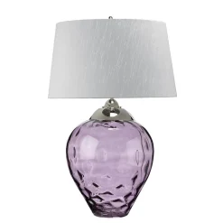 Duża lampa stołowa Samara - 2 źródła światła - Śliwkowa (QN-SAMARA-TL-LRG-PLM) - Quintiesse