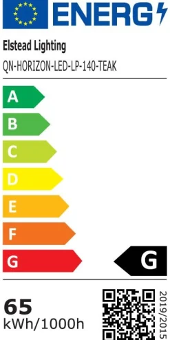 Duża lampa wyspowa LED Horizon (QN-HORIZON-LED-LP-140-TEAK) - Quintiesse