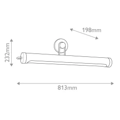 Duża obrazówka Wynwood - 2 źródła światła - Miejski brąz (QN-WYNWOOD-PL-L-UBZ) - Quintiesse