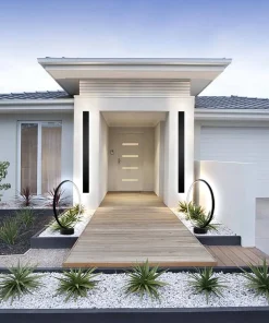 Duży kinkiet zewnętrzny 2m Hikone 3000K (9927) - Shilo Garden