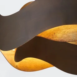 Duży żyrandol Vaughan - Brązowo-złoty (QN-VAUGHAN-P-L-BRZ-GD) - Quintiesse