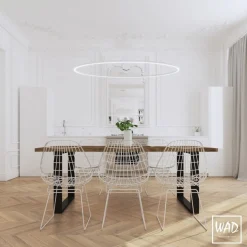 ECHO W 180 Żyrandol beżowy 4000K (67982) - Ramko