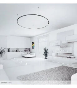 ECHO W 180 Żyrandol czarny 4000K (67982) - Ramko