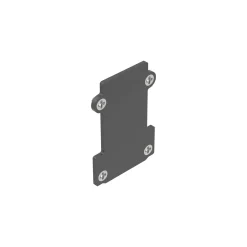 EGO Czarny (EGO_END_CAP_RECESSED_SENZA_FORO_BK) - Ideal Lux