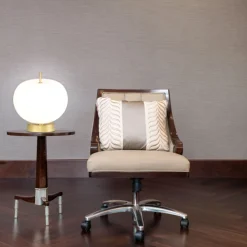 Ekskluzywna lampa LED stołowa złoto biała Apple T: Altavola Design (LA058/T) - ALTAVOLA DESIGN