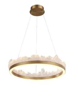 Ekskluzywna lampa wisząca MONTANA LED złota 60 cm (ST-6490P/1) - Step into Design