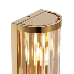 Ekskluzywny kinkiet EXELLENT złota szklane rurki 45 cm (ST-88022W) - Step into Design