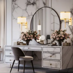 Ekskluzywny kinkiet na toaletkę ABBANO (8033) - Argon