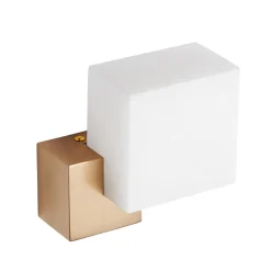 Ekskluzywny marmurowy kinkiet CUBO LED złota 18 cm (ST-DL-8537 gold) - Step into Design