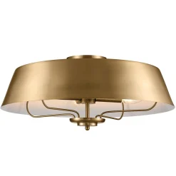 Elegancka Lampa wisząca Luella - 4 źródła światła - Szczotkowany naturalny mosiądz (KL-LUELLA-4P-BNB) - Kichler