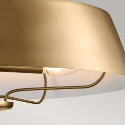 Elegancka Lampa wisząca Luella - 4 źródła światła - Szczotkowany naturalny mosiądz (KL-LUELLA-4P-BNB) - Kichler