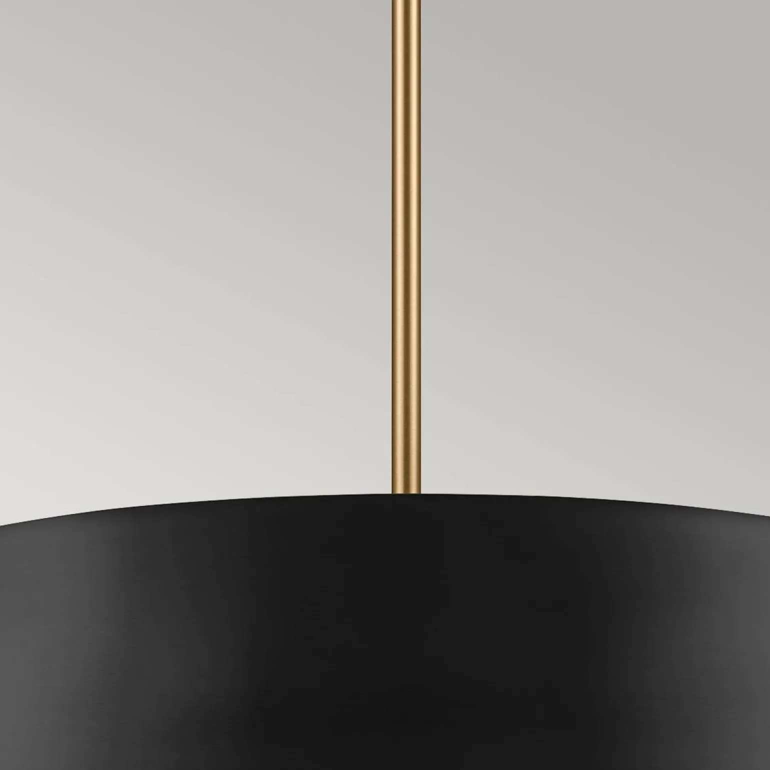 Elegancka Lampa wisząca Luella - 4 źródła światła - Czarne & Mosiądz (KL-LUELLA-4P-BKB) - Kichler