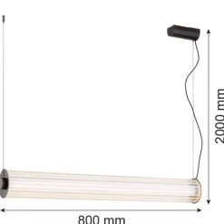 Elegancka lampa wisząca w łazience HAMPTON (8628) - Argon