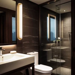 Elegancki kinkiet HAMPTON w kolorze mosiądzu (8622) - Argon