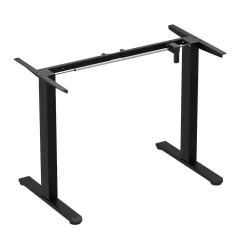 Elektrycznie regulowany stelaż do biurka z ładowarką USB Control Flex+ Czarny (LV0739) - LVN SYSTEM