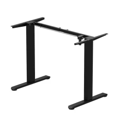 Elektrycznie regulowany stelaż do biurka z ładowarką USB Control Flex+ Czarny (LV0739) - LVN SYSTEM