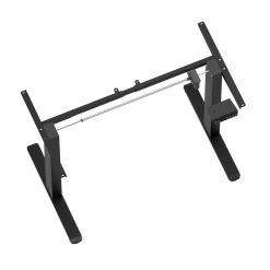 Elektrycznie regulowany stelaż do biurka z ładowarką USB Control Flex+ Czarny (LV0739) - LVN SYSTEM