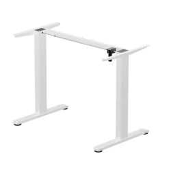 Elektrycznie regulowany stelaż do biurka z ładowarką USB Control Flex+ Biały (LV0740) - LVN SYSTEM