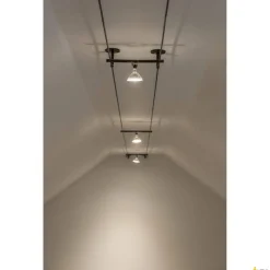 ELEMENTY KIERUJĄCE, do niskonapięciowego systemu linkowego TENSEO, krótkie, czarne, 2 szt. (186330) - SLV