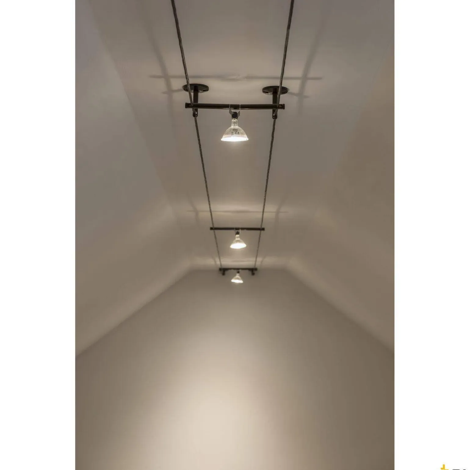 ELEMENTY KIERUJĄCE, do niskonapięciowego systemu linkowego TENSEO, krótkie, czarne, 2 szt. (186330) - SLV