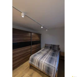 ENOLA_C, spot do szyny wysokonapięciowej 1-fazowej, LED, 3000K, okrągły, biały, 55°, 11,2W, z adapterem 1-fazowym (143951) - SLV