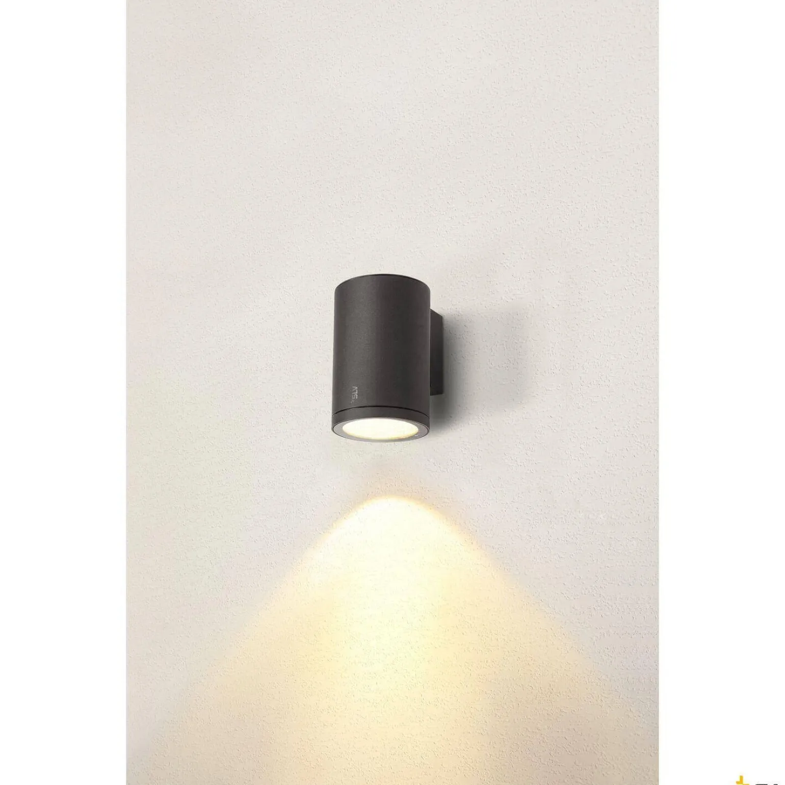 ENOLA ROUND L, single, lampa ścienna natynkowa LED outdoor, kolor antracytowy CCT 3000/4000K (1003440) - SLV