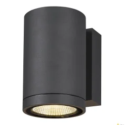 ENOLA ROUND M, single, zewnętrzna oprawa ścienna do nabudowania LED, kolor antracytowy (1003423) - SLV