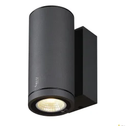 ENOLA ROUND S, single lampa ścienna natynkowa LED outdoor, kolor antracytowy (1003422) - SLV