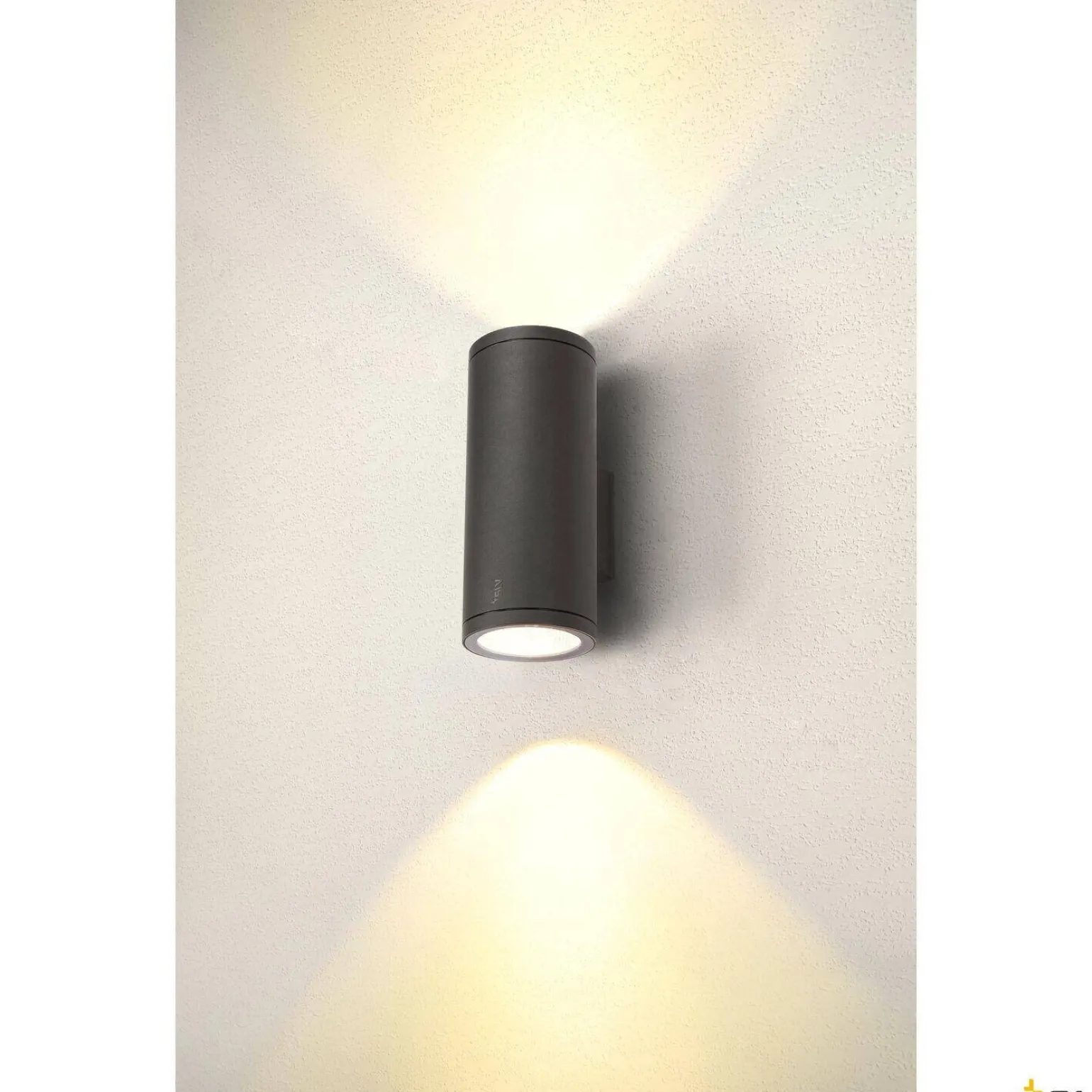 ENOLA ROUND UP/DOWN L, lampa ścienna natynkowa LED outdoor, kolor antracytowy CCT 3000/4000K (1003441) - SLV