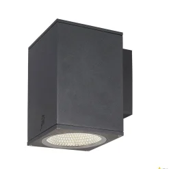 ENOLA SQUARE L, single, lampa ścienna natynkowa LED outdoor, kolor antracytowy CCT 3000/4000K (1003437) - SLV