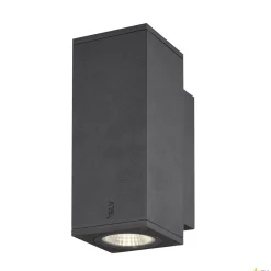 ENOLA SQUARE UP/DOWN S, lampa ścienna natynkowa LED outdoor, kolor antracytowy (1003418) - SLV