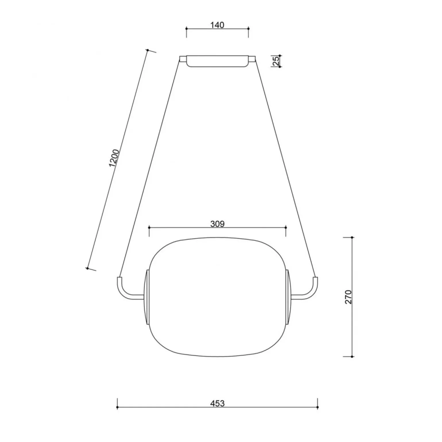 EPLI biała sufitowa lampa wisząca (EP0111P0) - Ummo