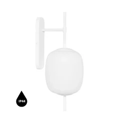 EPLI MINI W biała lampa ścienna / kinkiet z podwyższoną szczelnością IP44 (EMK110S0) - Ummo