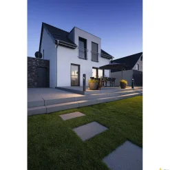 ESKINA FRAME 75 FL, zewnętrzna lampa stojąca LED, double, kolor antracytowy, przełącznik CCT, 3000/4000 K (1004751) - SLV