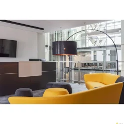 FENDA, abażur, kolor czarny/miedziany, Ø70cm (1000580) - SLV