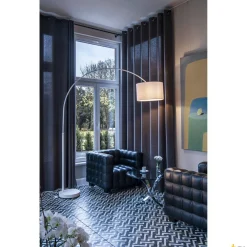 FENDA, abażur, okrągły, biały, Ø/W 45,5/28 cm (156111) - SLV