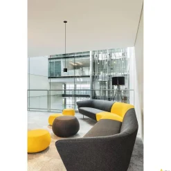 FENDA, abażur, okrągły, czarny/miedziany, Ø/W 45,5/28 cm (156122) - SLV