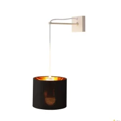 FENDA, abażur, okrągły, czarny/miedziany, Ø/W 30/20 cm (155592) - SLV