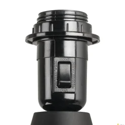 FENDA, lampa podłogowa, A60, kolor czarny, bez abażuru, maks. 40W (155490) - SLV